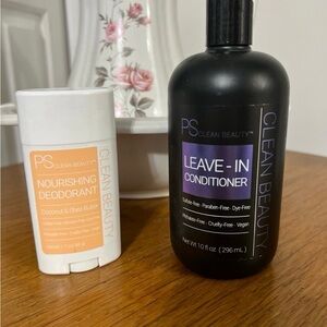 PS Clean Beauty Leave-In Conditioner and Deodorant Set